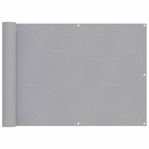 vidaXL Altan Sk&aelig;rm Lysegr&aring; 75 x 200 cm PU belagt oxford alu