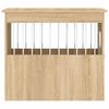 vidaXL hundebur 55x75x65 cm konstrueret tr&aelig; sonoma-eg