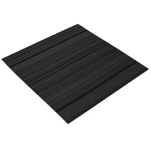 vidaXL T&aelig;ppeflise Stripet Lysegr&aring; 50 x 50 cm 20 stk. PP og Bitumen