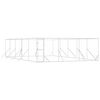 vidaXL udend&oslash;rs hundeg&aring;rd 6x10x2 m galvaniseret st&aring;l s&oslash;lvfarvet