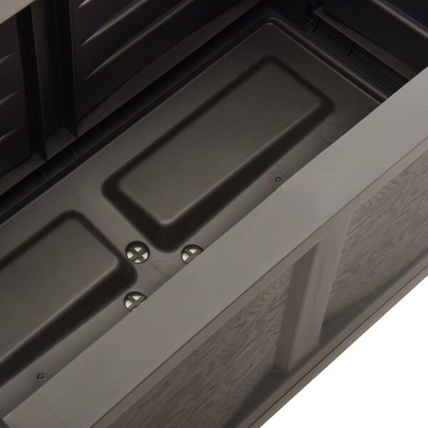 vidaXL plantekasse 80x42,5x42 cm PP grå