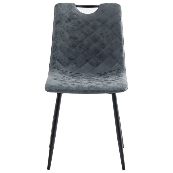 vidaXL spisebordsstole 4 stk. kunstl&aelig;der sort