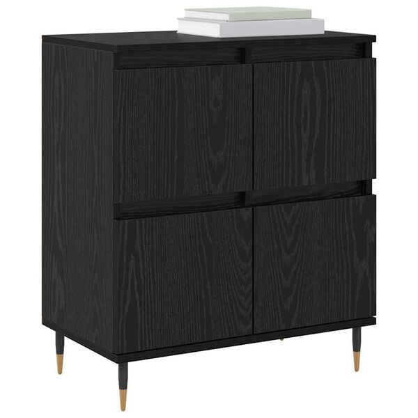 vidaXL Sideboard Sort eg 60 x 35 x 70 cm