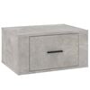 vidaXL v&aelig;gh&aelig;ngt sengebord 50x36x25 cm betongr&aring;