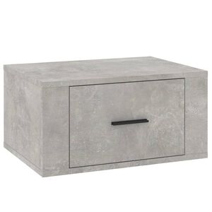 vidaXL v&aelig;gh&aelig;ngt sengebord 50x36x25 cm betongr&aring;