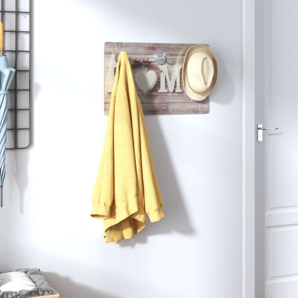 vidaXL v&aelig;gh&aelig;ngt knager&aelig;kke 40x25 cm h&aelig;rdet glas home-design