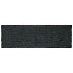 vidaXL Omr&aring;de t&aelig;ppe M&oslash;rkegr&aring; 80 x 200 cm Jute