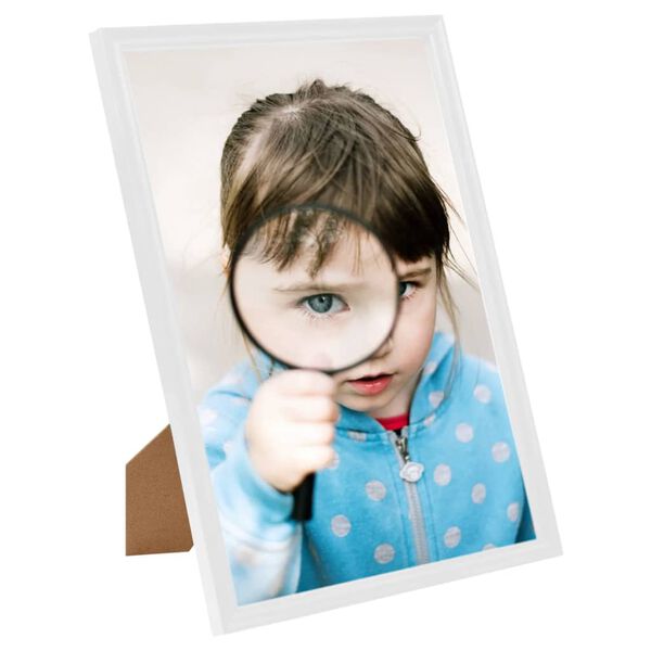 vidaXL billedrammer 3 stk. til bord 15x21 cm MDF hvid