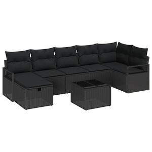 vidaXL Sofa S&aelig;t med pude 5 pcs polyrattan