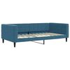 vidaXL daybed med madras 100x200 cm velour blå
