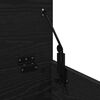 vidaXL Opbevaringskasse Sort eg 30 x 35 x 35 cm Konstrueret træ
