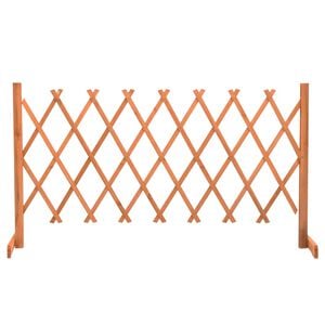 vidaXL espalier til haven 150x80 cm massivt fyrretr&aelig; orange