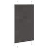 vidaXL Pliss&eacute;gardin Sort 70x100 cm Stofbredde 69,4 cm Polyester