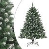 vidaXL kunstigt juletr&aelig; med juletr&aelig;sfod 120 cm PVC