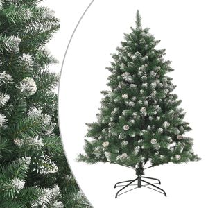 vidaXL kunstigt juletr&aelig; med juletr&aelig;sfod 120 cm PVC