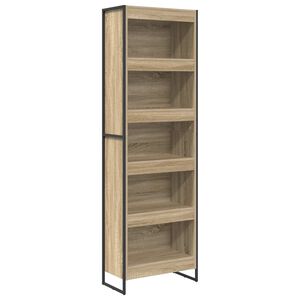 vidaXL Bogskab 60 x 30 x 189,5 cm Konstrueret tr&aelig; Sonoma