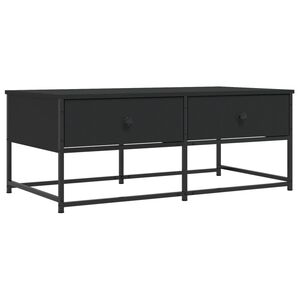 vidaXL sofabord 100x51x40 cm konstrueret tr&aelig; sort