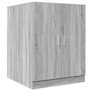 vidaXL vaskemaskineskab 71x71,5x91,5 cm gr&aring; sonoma-eg