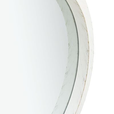 vidaXL vægspejl med strop 40 cm hvid