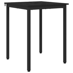 vidaXL Spiseborde 60 x 60 x 75 cm Konstrueret tr&aelig; Sort eg Firkantet