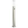 vidaXL pullertlampe med sensor 80 cm rustfrit st&aring;l IP44