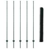 vidaXL Hegn med post Gr&oslash;n 1,6 x 10 m St&aring;l og PVC
