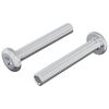vidaXL L&aring;seskrue Ensfarvet 2 stk. S&oslash;lv M6 x 35 mm St&aring;l