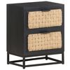 vidaXL sengebord 40x30x50 cm massivt mangotr&aelig;