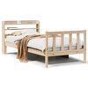 vidaXL sengeramme uden madras 90x190 cm massivt fyrretr&aelig;