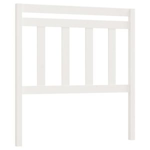 vidaXL sengeg&aelig;rde 96x4x100 cm massivt fyrretr&aelig; hvid