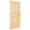 vidaXL Skyded&oslash;r NARVIK Naturfarvet og sort 90 x 210 cm (213,5 cm)