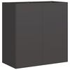 vidaXL plantekasse 80x40x80 cm koldvalset st&aring;l sort