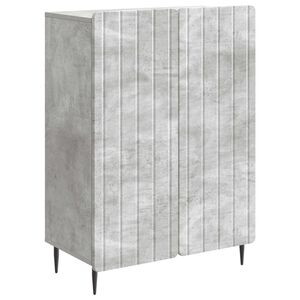 vidaXL Sideboard Betongr&aring; 66 x 34,5 x 92 cm Konstrueret tr&aelig;