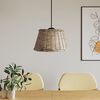vidaXL lampesk&aelig;rm til loftlampe &Oslash;50x30 cm flet brun