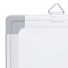 vidaXL magnetisk whiteboard 60x60x1,7 cm aluminium