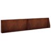 vidaXL St&oslash;ttemur 2 stk. 100 x 12 x 40 cm Cortenst&aring;l Rusten