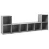 vidaXL tv-skabe 4 stk. 72x35x36,5 cm konstrueret tr&aelig; betongr&aring;