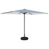 vidaXL Haveparasol med base 200 x 300 cm Polyester Rektangul&aelig;r