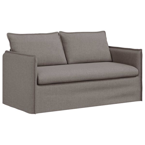 vidaXL Sofa Gr&aring;brun Samlede dimensioner: 156 x 82 x 85 cm (B x D x H)