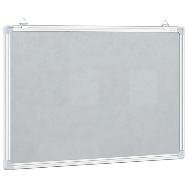 vidaXL magnetisk whiteboard 40x30x1,7 cm aluminium