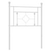vidaXL udskiftningsgavl 75 cm metal hvid