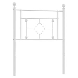 vidaXL udskiftningsgavl 75 cm metal hvid