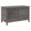 vidaXL udend&oslash;rs opbevaringsboks 99x49,5x58,5 cm massivt gran antracit