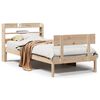 vidaXL sengeramme uden madras 90x200 cm massivt fyrretr&aelig;