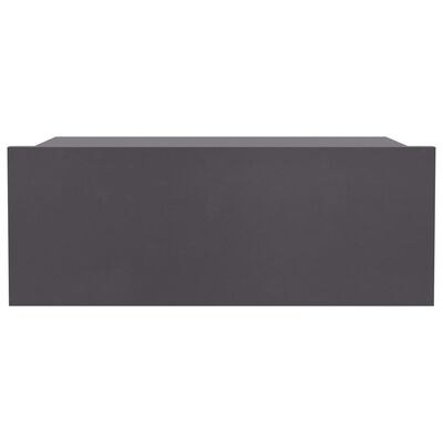 vidaXL svævende natborde 2 stk. 40 x 30 x 15 cm spånplade grå