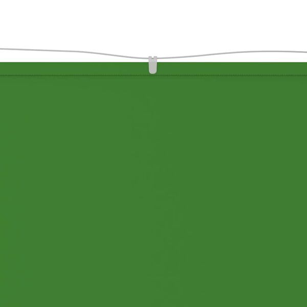 vidaXL lodret markise 100x1200 cm oxfordstof lysegr&oslash;n