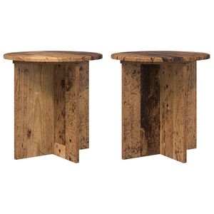 vidaXL Planteholder 2 pcs Gammelt tr&aelig; 40 x 40 x 40 cm Konstrueret tr&aelig;