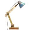 vidaXL industriel bordlampe 23x18x95 cm E27 rund flerfarvet