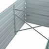 vidaXL forhøjet plantekasse 320x80x45 cm galvaniseret stål grøn