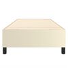 vidaXL Boxspring sengeramme 80x200 cm kunstl&aelig;der cremefarvet